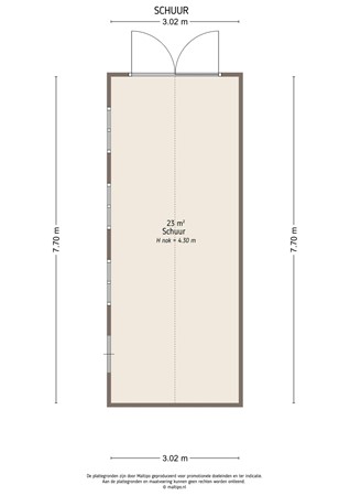 Floorplan - Middelweg 4A, 4147 AV Asperen